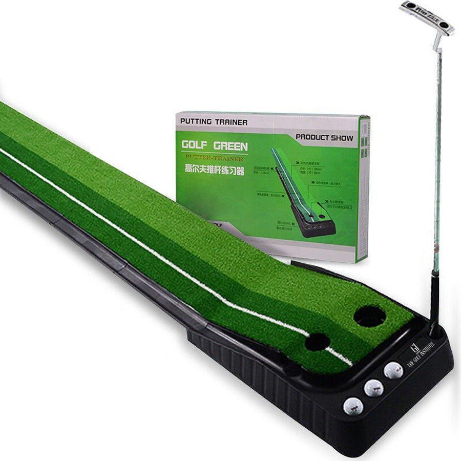 Golf Putting Green with Ball Return - For Home Office Indoor Outdoor